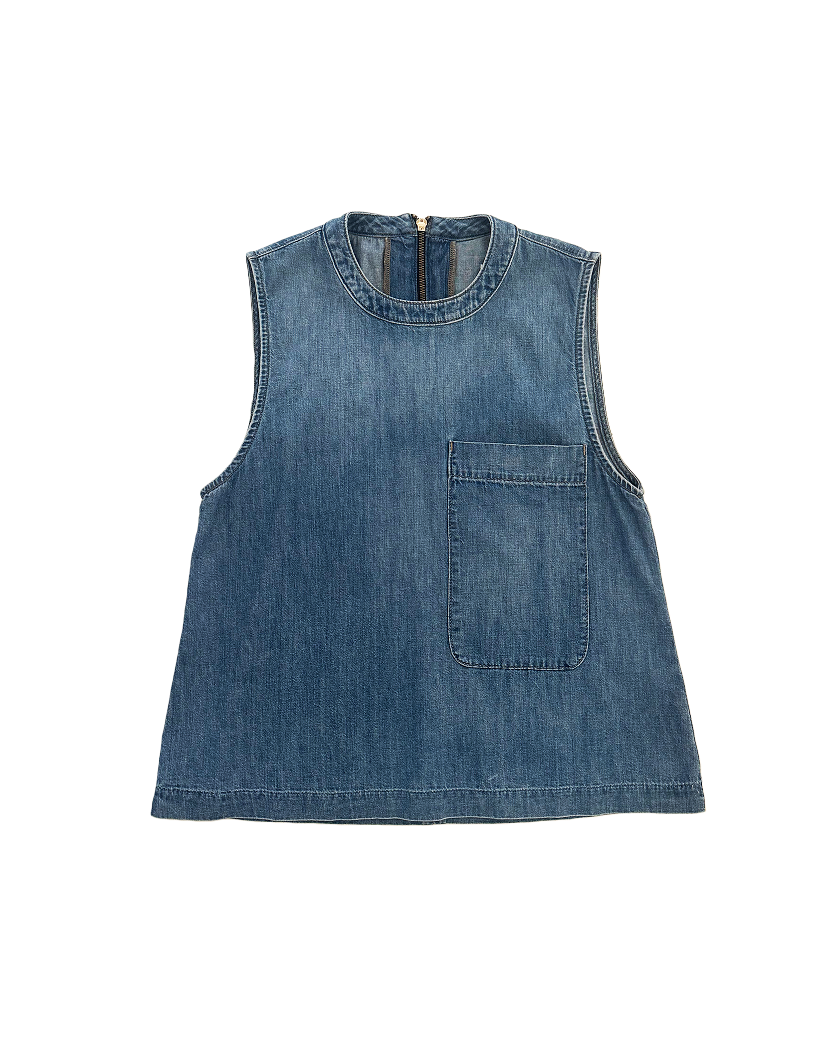 TWP | SLEEVELESS DENIM SHIRT