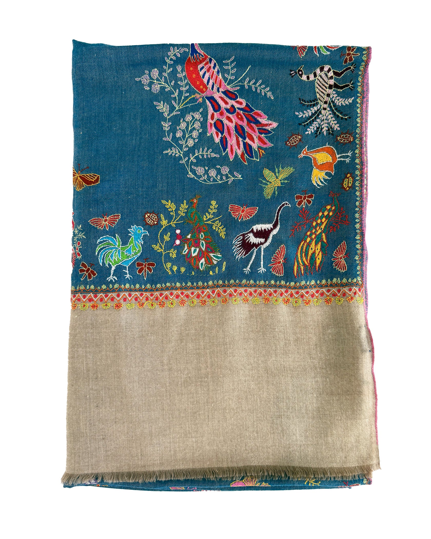 YASER | VIBRANT BIRD SHAWL