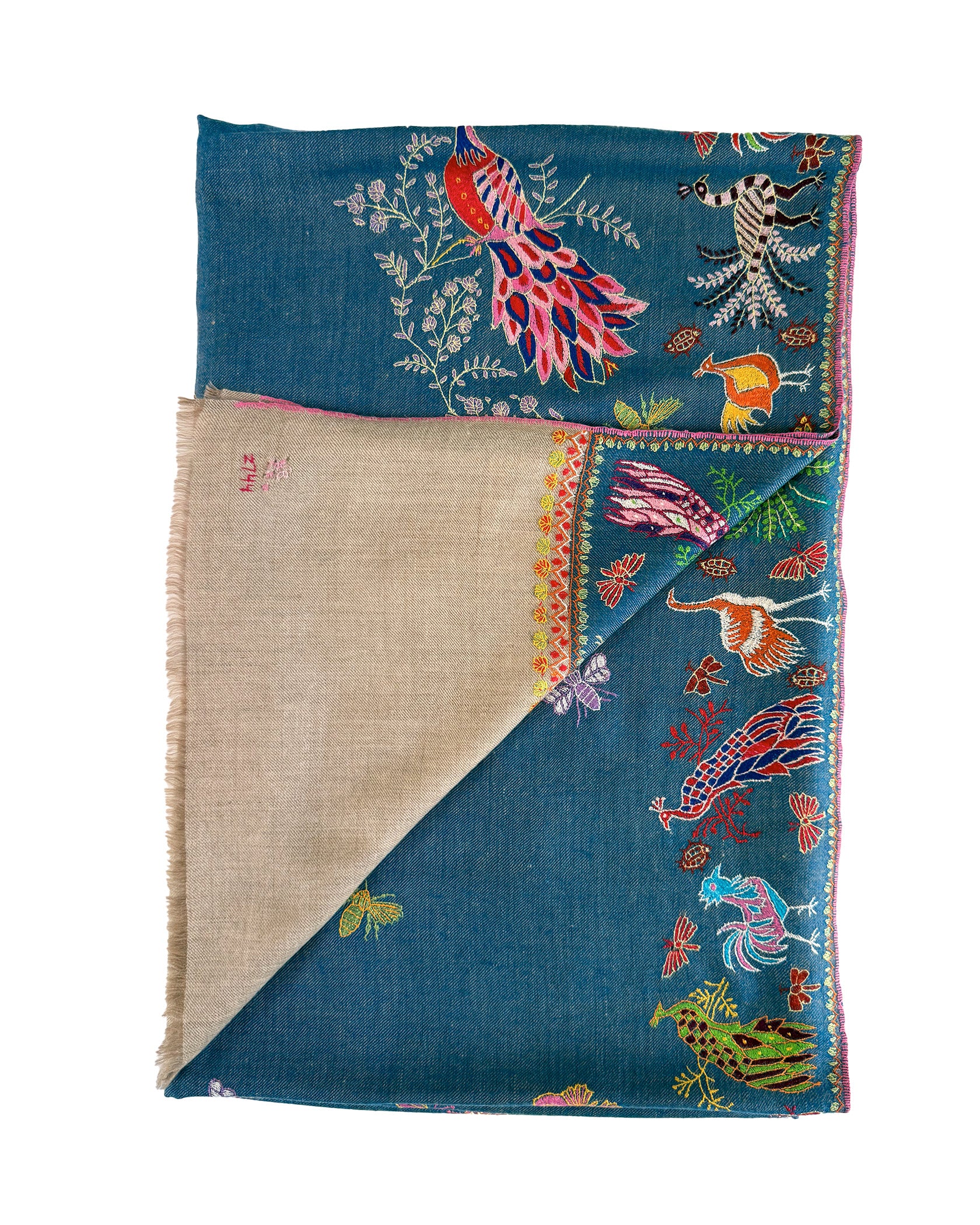 YASER | VIBRANT BIRD SHAWL