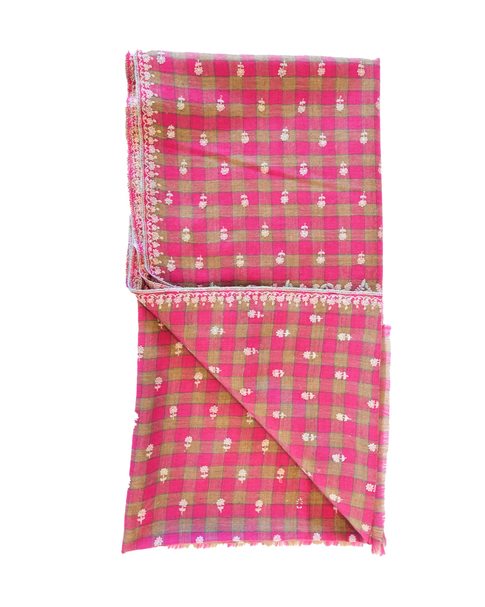 YASER | MINI FLOWER BORDER SHAWL