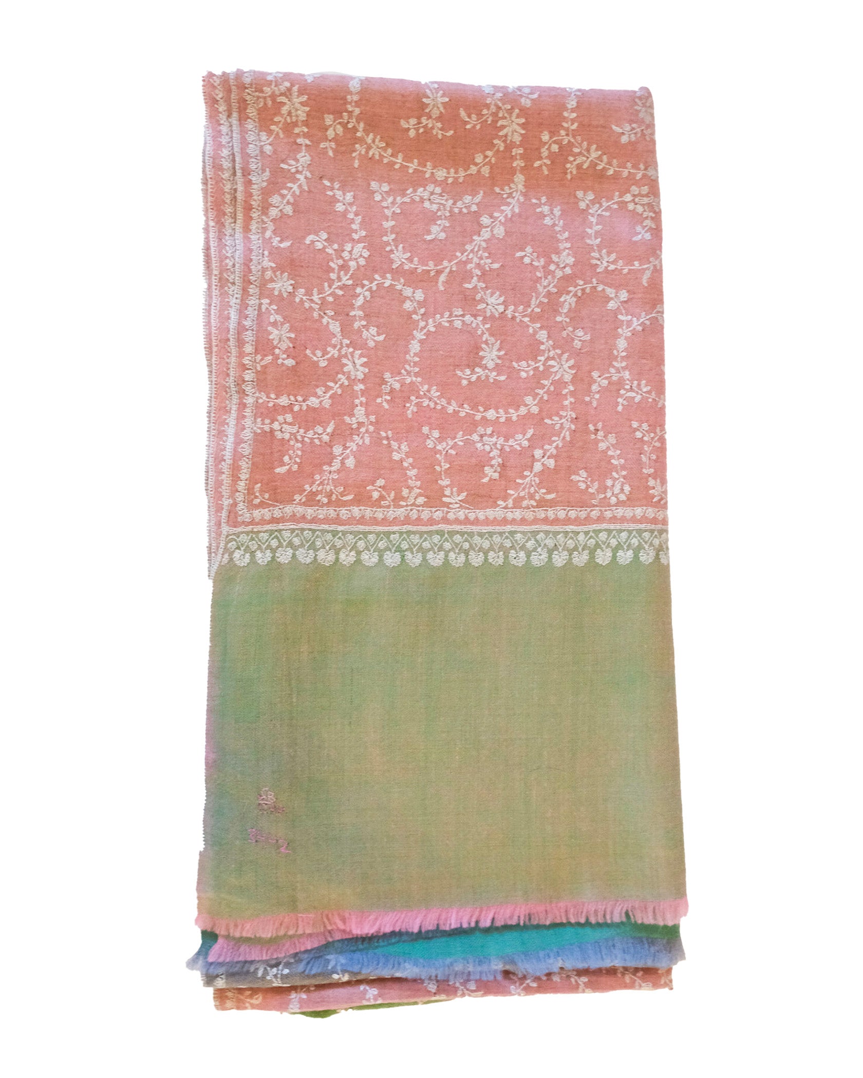 YASER | THREE TONE INTRICATE SWIRL SHAWL