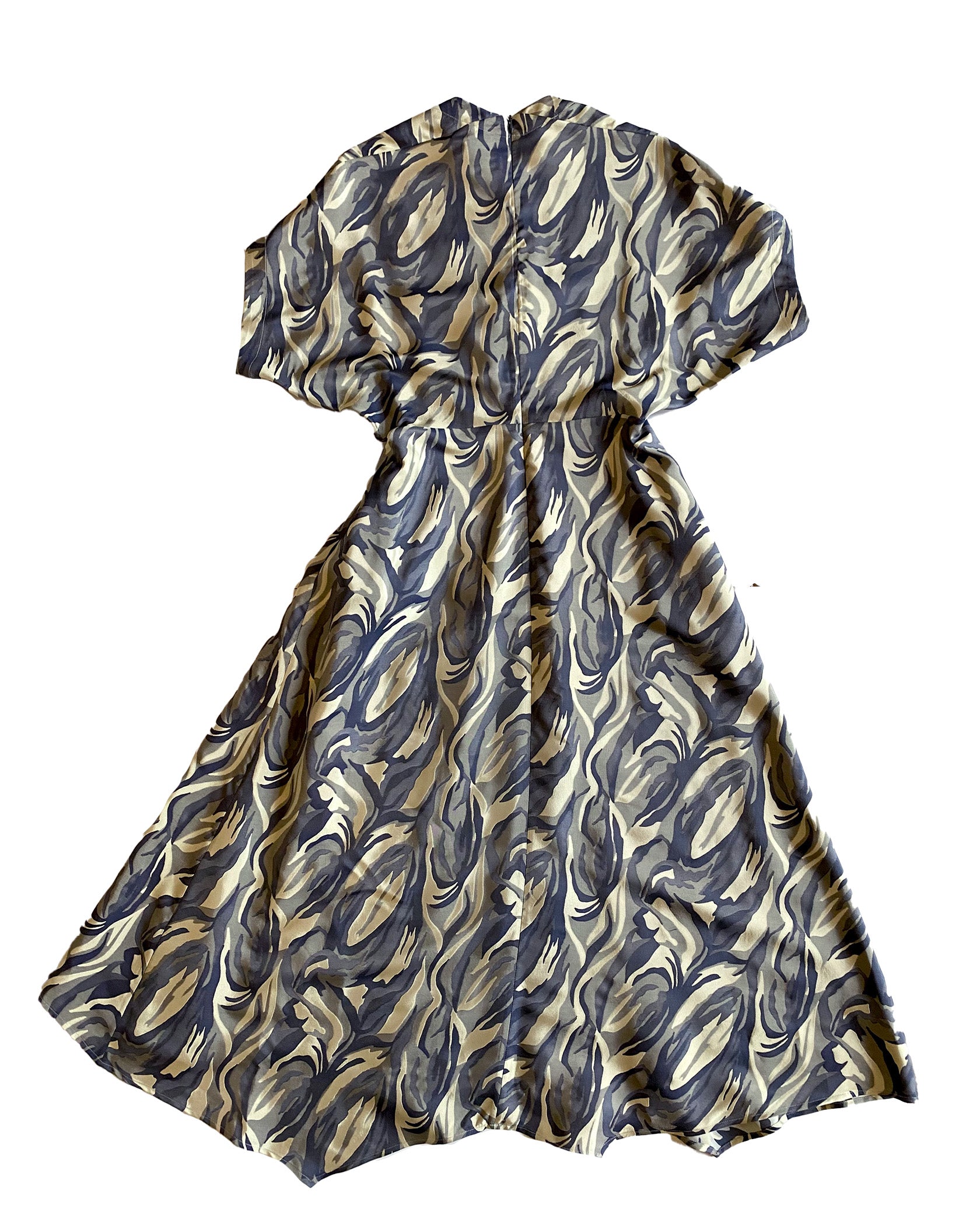 ZERO+MARIA CORNEJO | FLORAL LONG AKI WAVE DRESS